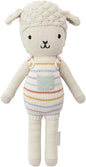 cuddle + kind Avery The Lamb Regular 20" Hand-Knit Doll – 1 Doll = 10 Meals, Fair Trade, Heirloom Quality, Handcrafted in Peru, 100% Cotton Yarn
