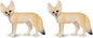 Safari Ltd. Fennec Fox Figurine – Lifelike Hand-Painted Toy Model Figure - Fun & Educational Toy for Boys, Girls & Kids Ages 3+ (Pack of 2)
