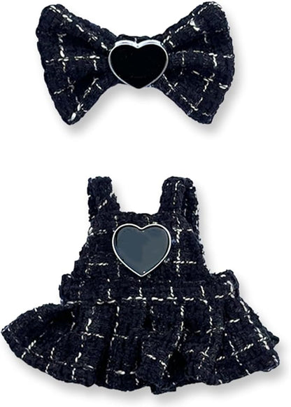 17cm Doll Clothes Set & Outfit Set for 17cm Dolls - Premium Fashion Dresses with Accessories, Luxury Chic Doll Clothing & Style Bundle,Just Clothes (Style-23)
