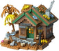 Forest Mini Wood Cabin Micro Building Set with LED Light Wooden Forest House Block Toy with Tree Log Stem Houses Construction Model for Adults Teens Birthday Gift