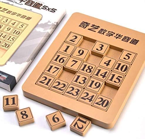 Cuberspeed 24 Klotski Puzzle Slide Number Puzzle Puzzle magnetized Brain Teasers Toy Tangram Jigsaw Intelligence