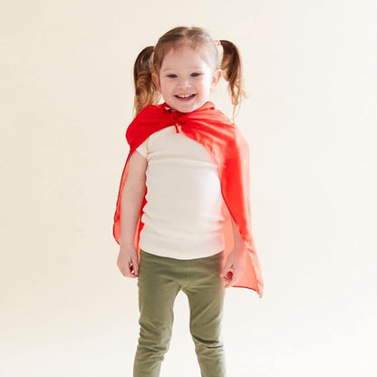 Sarah's Silks Mini Playsilks | Solid Colors | Creative Waldorf Toys for Education and Open-Ended Play (Red)