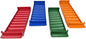 Rolled Coin Storage 4 Tray Set, Color-Coded Heavy Duty Plastic, Assorted Colors
