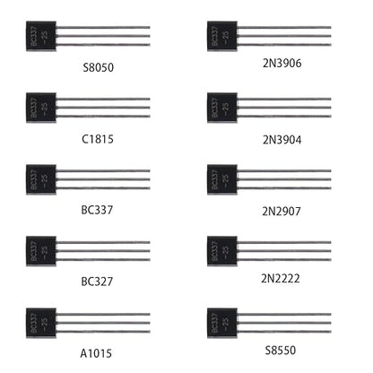 Aobao 1900pcs Mega Electronic Component Kit Assortment, Capacitors, Resistors, LED, Transistors, Diodes, 1n270 Germanium, DC Jacks, opamp, PCB, Speaker