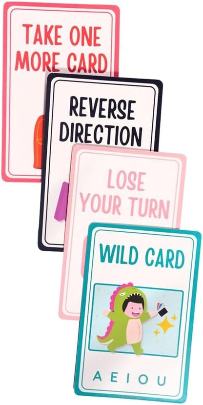 Wild Words Digraphs & Blends Card Game – Phonics & Reading Game for Kids Ages 4+ – Educational Learning Game for Word Recognition, Spelling – Perfect for Classroom & Family