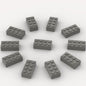 500 Piece Dark Gray Bricks Bulk, Gray 2x4 Building Bricks Flat, Compatible with Lego Parts and Pieces: 2x4 Dark Grey Bricks(Color: Dark Gray)