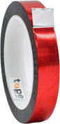 WOD MPFT2 Red Metalized Polyester Mylar Film Tape with Acrylic Adhesive, 3/4 inch x 72 yds. Vibrant Mirror Red Tape, Decor Tape for Detailing Accent Wall, Graphic Arts, Car and Boat Trim