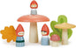Tender Leaf Toys - Woodland Gnome Family - 8 Piece Solid Wood Imaginative Play Set, Nursery Decoration - Promotes Creativity and Imagination for Boys and Girls, Fun and Stimulating Play - Age 3+