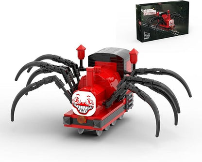Charles Chooo Chooo Building Toy Set,259Pieces Horror Game Spider-Train Monster Building Blocks, Charles Train with Spider Figure Model Building Kit for Gaming Fans (Spider Train Monster)