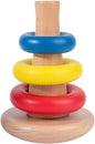 Adena Montessori Baby Toys for 6-12months Rocking Stacker Designed for Toddlers
