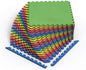 Norsk Dual-Sided Reversible 1/2" Foam Exercise Mats for Home Gym - Interlocking EVA Foam Tiles