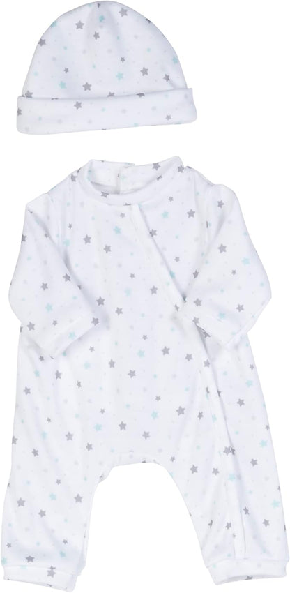 ADORA Adoption Babies Essentials Gift Set with Doll Clothes, Milk Bottle, Diaper, Bassinet, Bib and Micro-Fleece Blanke, Birthday Gift for Ages 3+ - Sweet Star