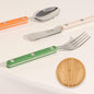 APLAINR Kids Silverware Set, Stainless Steel Toddler Silverware with Bamboo Organizer, Montessori Kids Utensils, 10 Piece Cutlery Set with Forks, Spoons & Knives, Children Safe Metal Flatware