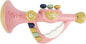 Musical Toys for Kids, Little Trumpet Toy for Toddlers, Blow Horn Baby Educational Toys, Infants Music Toy for Girls Boys Ages 1 2 3 Years Old (Pink)