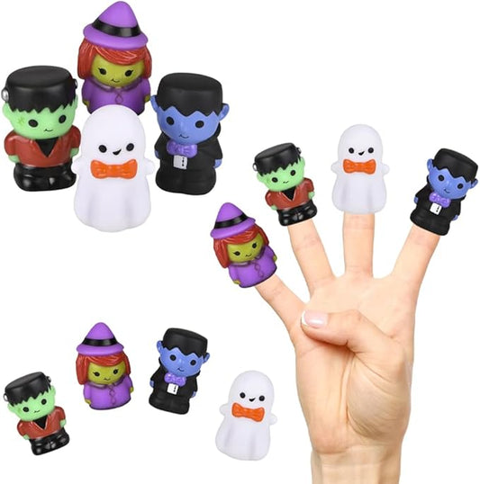 Halloween Finger Puppets, Feeling Tiny Finger Puppets, Fun Prank Toys, Puppet Show, Gag Gifts, Party Favor (12-Pack)