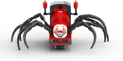 Charles Chooo Chooo Building Toy Set,259Pieces Horror Game Spider-Train Monster Building Blocks, Charles Train with Spider Figure Model Building Kit for Gaming Fans (Spider Train Monster)