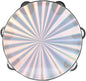 Tambourine 8 inch Radiant Hand Held Drum with Double Row Jingles Reflective Drum Musical Instrument for Church Adults KTV Party