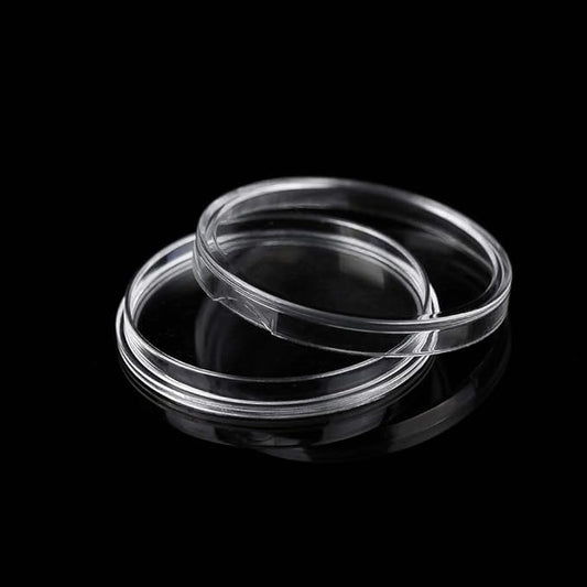20 Pcs 38mm Silver Dollar Coin Holders for Silver Canadian Maple Leaf, Morgan, Peace, Eisenhower Acrylic Coin Capsule, Coin Storage Cases, Coin Collection Supplies