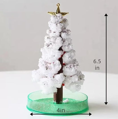 Magic Crystal Christmas Tree Kit, DIY Science Experiment, Educational Party Toy, 2 Pack 4X6.5inches