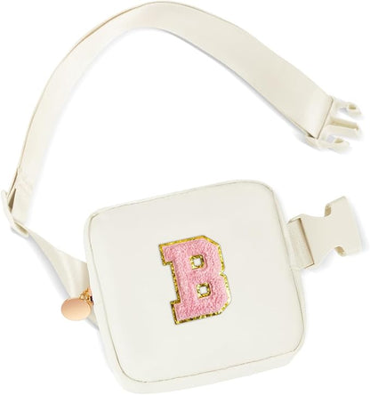Birthday Gifts for 2 3 4 5 6 7 8 9 10 11 Year Old Girls - Mini Fanny Pack Cute Crossbody Bag Belt Bag Trendy Stuff,Graduation Gifts for Girls Teens Kids Daughter Sister Her - Cream,B