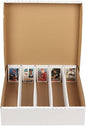 GRAND ORANGE 5000 Count Card Storage Box Full Lid Trading and Gaming Card Storage Box Sports Card Storage Boxe for Pokemon MTG Card Holders Collector Box Card Box Organizer