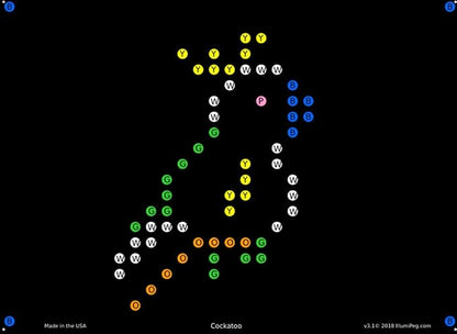 lllumiPeg Zoo Refill templates for Basic Fun Lite Brite Magic Screen Retro Style (12 Sheets, 6x8)