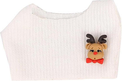 Doll Clothes for Labubu(NO Doll), for 17/15cm Plush Dolls, Clothing Suit Toy Figurine Outfit Set Dress Up with Kawaii Style Accessories, Skirt or Overall and Cute Hat or Headwear (SD10)
