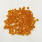 260 Piece Transparent Colors Building Plate Bulk, Round 1x1, Compatible with Lego Parts and Pieces: (Color:Transparent Orange)