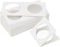 PATIKIL 2x2 Coin Flips, 350 Pack 35mm Cardboard Coin Holder Paper Coin Holders for Coin Collection Supplies Collector, White