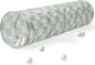 3 Sprouts Kids Play Tunnel - Pop Up Collapsible Tunnels with Recycled Fabric - Fun Crawling Tunnel for Toddler, Baby, Children to Crawl Through, Gross Motor Toy for Indoor Play - Checkered Green