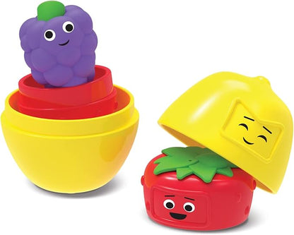 Learning Resources Big Feelings Nesting Fruit Friends - Fine Motor Toys, Social Emotional Skills Regulation Tools for Kids, Gifts for Boys and Girls, Classroom Must Haves, Occupational Games