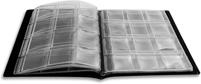 Uncle Paul Coin Album Coin Holder Coin Collection Book for Penny/Nickel/Dime/One pound/20 Pence/10 Pence 120 Pockets CS3712