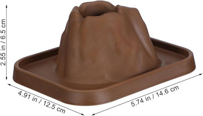 SAFIGLE 25Pcs Volcanic Model School Figure Model Experiment for Volcano Science Kit Volcano Eruption Toy DIY Demonstration Props DIY Experiment Educational Toy Stem Activity for Ages 4 to 6 Group
