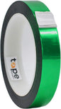 WOD MPFT2 Green Metalized Polyester Mylar Film Tape with Acrylic Adhesive, 3/4 inch x 72 yds. Vibrant Mirror GreenTape, Decor Tape for Detailing Accent Wall, Graphic Arts, Car and Boat Trim