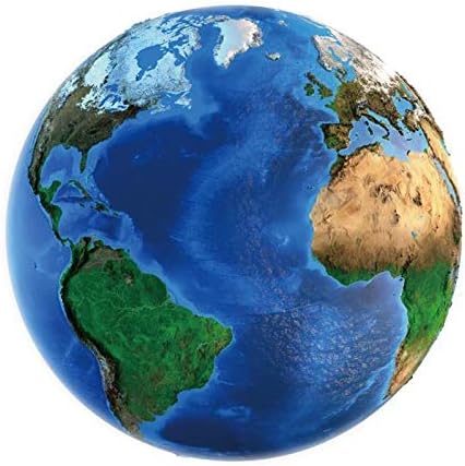 AOFOTO Blue Earth Seen Round Backdrop Space View Earth Photography Background Cover Earth Day Banner Earth Day Photo Backdrop Kids Astronaut Party Baby Shower Boys Girls Photo Booth Prop 6.5x6.5ft