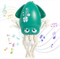 Magical Dancing Octopus Toy with LED Lights and Music, USB Rechargeable Tummy Time Toys, Automatic Dodging Crawling Toys, Suitable As a Birthday Gift for Children Aged 3 and Above (Green)