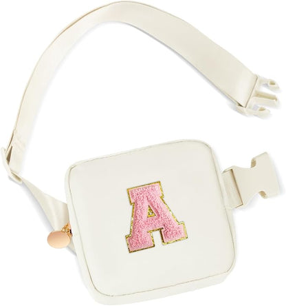 Graduation Gift for Teen Girls Kids Daughter Sister - Birthday Gifts for 2 3 4 5 6 7 8 9 10 11 Year Old Girls,Mini Fanny Pack Cute Crossbody Bag Belt Bag Trendy Stuff - Cream,A