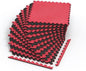 Norsk Dual-Sided Reversible 1/2" Foam Exercise Mats for Home Gym - Interlocking EVA Foam Tiles