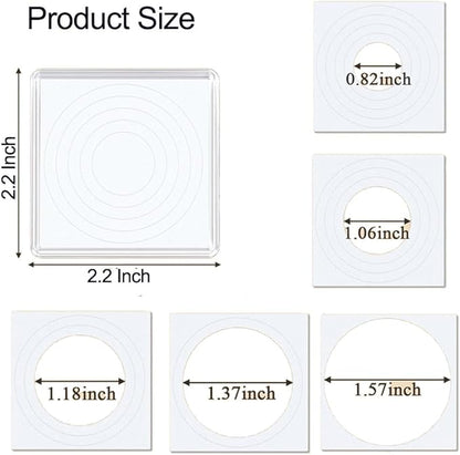 Coin Capsule Coin Snap Holder 2 x 2 Inch Half Dollar Coin Holder, Coin Cases for Collectors Coin Sleeves Collectors for Coin Collection Supplies (White Foam Gasket, 40)