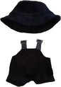 17cm Clothes Set(NO Doll),Hat & Overalls Set for 17cm Accessories Suit,Stylish Adorable Dolls Clothes Accessories,Cute Clothes for Dress up Unique Style (Style E)