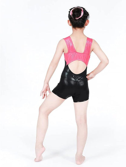 Aosva Little Big Girls' Sparkle Dance Tumbling Athletic Gymnastics Short 2-14Years