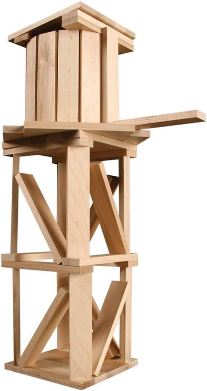 MindWare KEVA Maple 50 Planks - Free-Form 3D Building for Kids - Create Your own Architecture Designs Wood Blocks