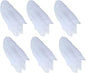 Hoerev Pack of 6 Dancing Juggling Scarves for Decoration Colors Scarves,Size 24"x24",60cmx60cm (White)