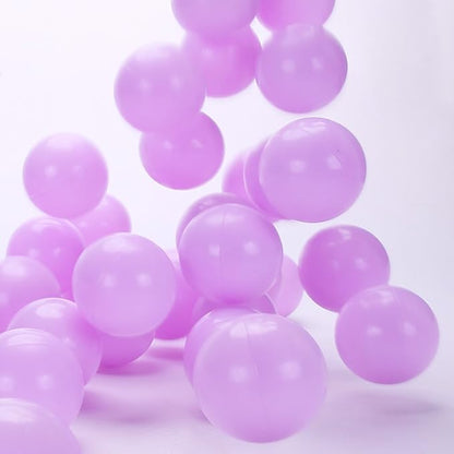 PlayMaty Ball Pit Balls - 2.75inches Plastic Phthalate & BPA Free Balls Crush Proof Stress Balls Swim Pit Fun Toy with Storage Bag for Baby Playhouse Birthday Party DecorationPack of 50