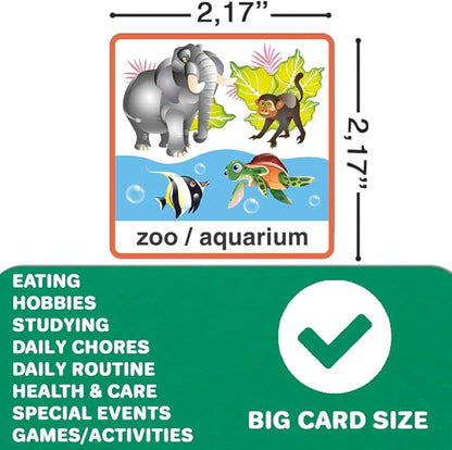 QUOKKA Visual Schedule for Kids with Autism - 145 Reward Chore Chart for Multiple Kids - Behavior Routine Toy for Autistic Children Age 5-7 ADHD Tools - Responsibility Board Autism Learning Material