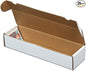 GRAND ORANGE 25 LOT 800 Count Storage Boxes Sports Cards Trading White Shipping Corrugated Paper box