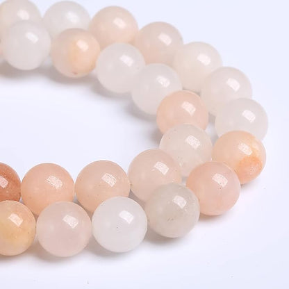 12MM 31PCS Natural Stone Pink Aventurine Loose Beads for Jewelry Making DIY Bracelet