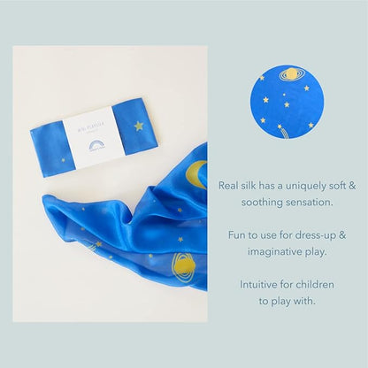 Sarah's Silks Enchanted Mini Playsilks | Creative Waldorf Toys for Open-Ended Play (Starry Night)