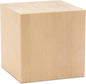 DIY Wooden Cubes 3-inch, Pack of 1 Large Wooden Blocks, Unfinished Wood Blocks for Crafts, STEM, Dice, and Building Blocks for Stacking, by Woodpeckers
