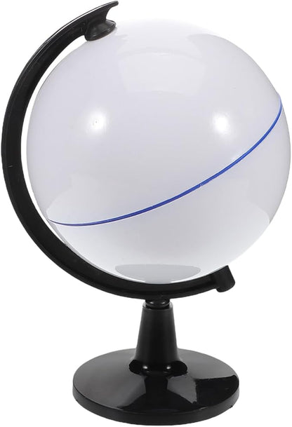 Diy Blank Globe Toy with Stand Rewritable Plastic Earth Model for Kids Geography Learning Interactive Educational Tool Creative Drawing Globe for Classroom and Home